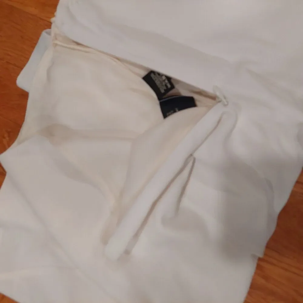 Ralph Lauren Black Label White Viscose/Acetate Silk Lining A-Line Skirt Sz 6